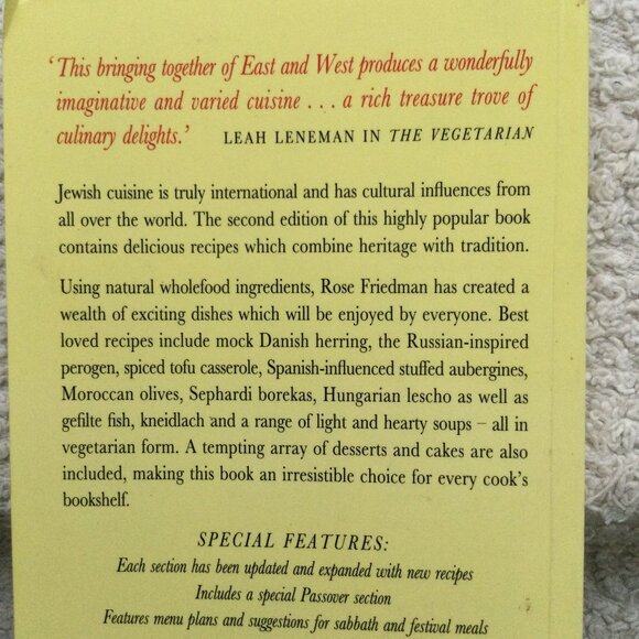 Jewish Vegetarian Cooking Kosher Passover Recipes - Picture 2 of 5